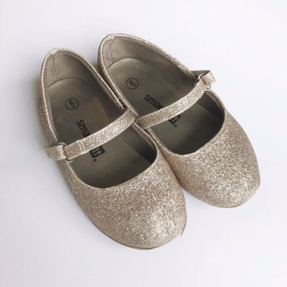 Smart Fit Gold Glitter Shoes